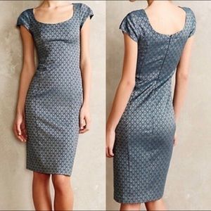 Anthropologie Paper Crown Tapestry Dress